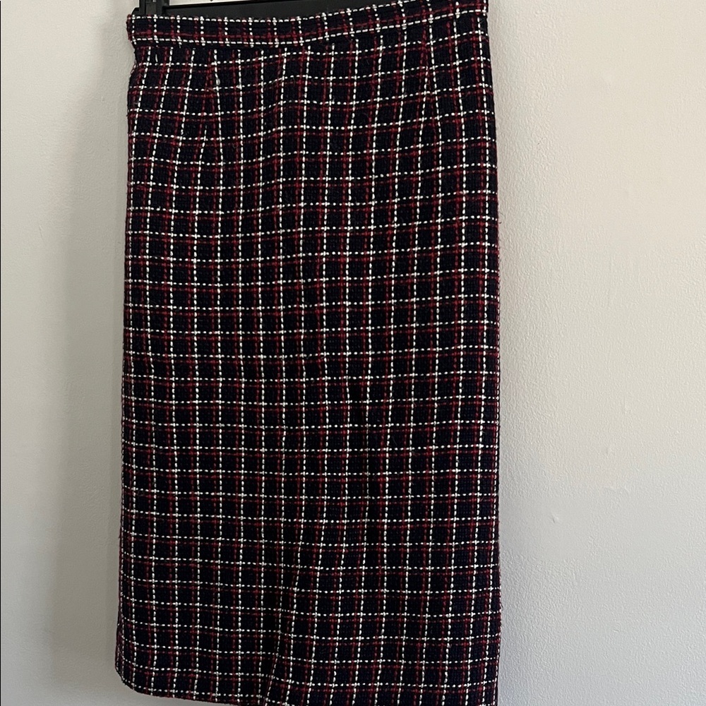 red white & blue - pencil skirt